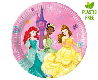 EKO Papírové talířky Disney princess - New Generation 2 - 20 cm - 8 ks