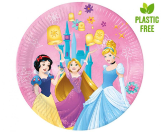 EKO Papírové talířky Disney princess - New Generation 23 cm - 8 ks