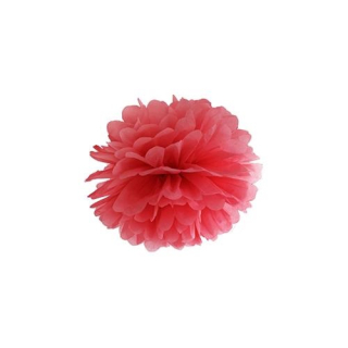 Pom pom červený - 25 cm