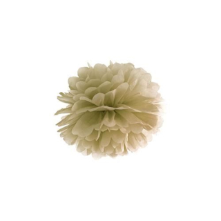 Pom pom zlatý - 25 cm